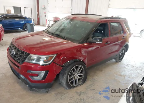 2017 Ford Explorer Sport from USA, damaged, VIN 1FM5K8GT7HGD75753